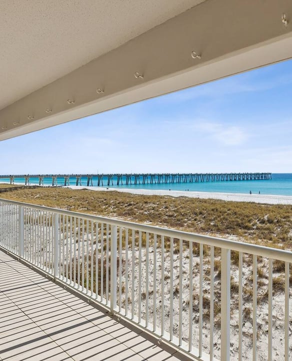 Gulf Views from the Balcony